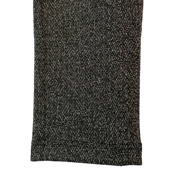 Chaps Sz L Pull-On Ankle Leggings Exposed Elastic on Waist Sides Black Stretchy - Picture 7 of 10